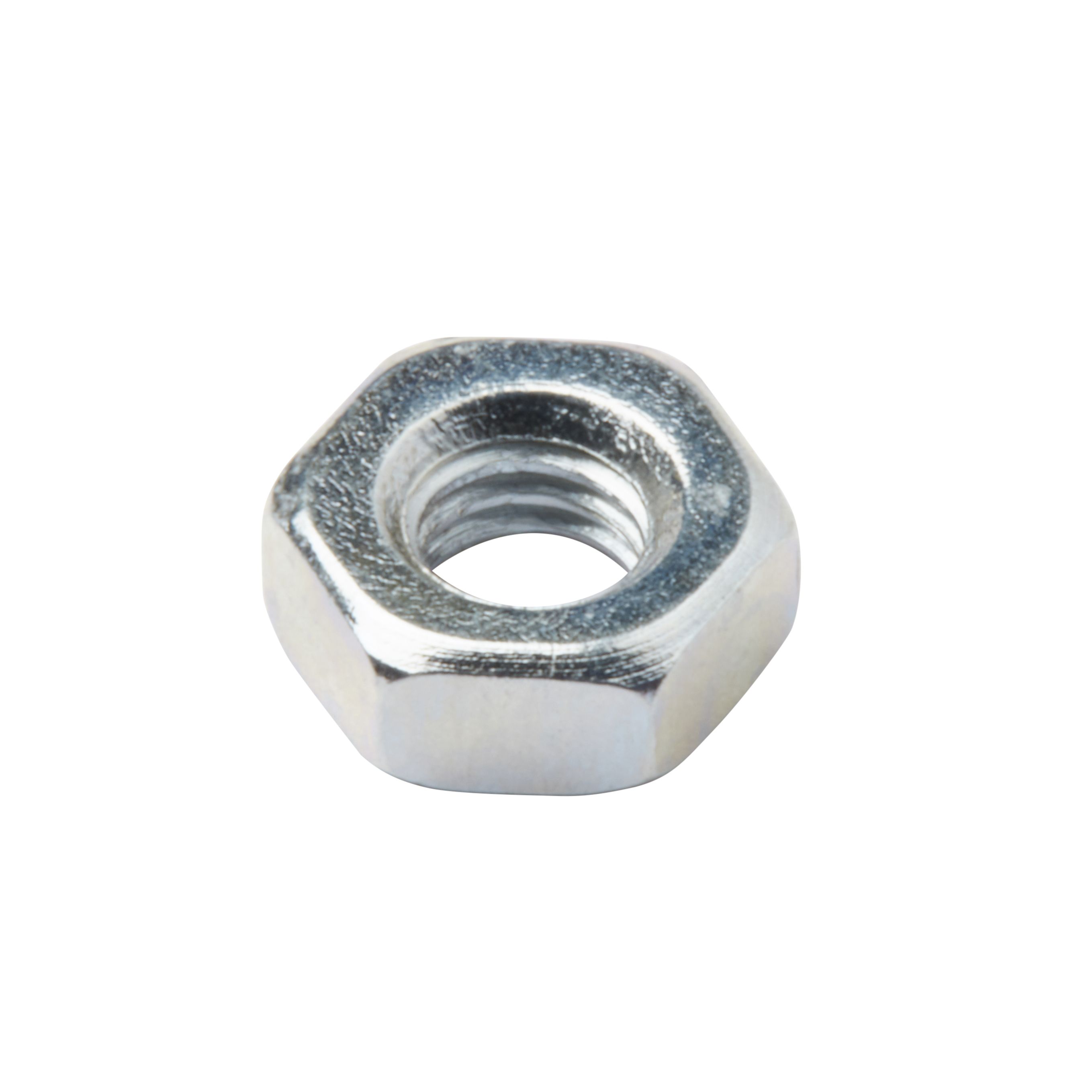 Diall M3 Carbon steel Hex Nut, Pack of 20
