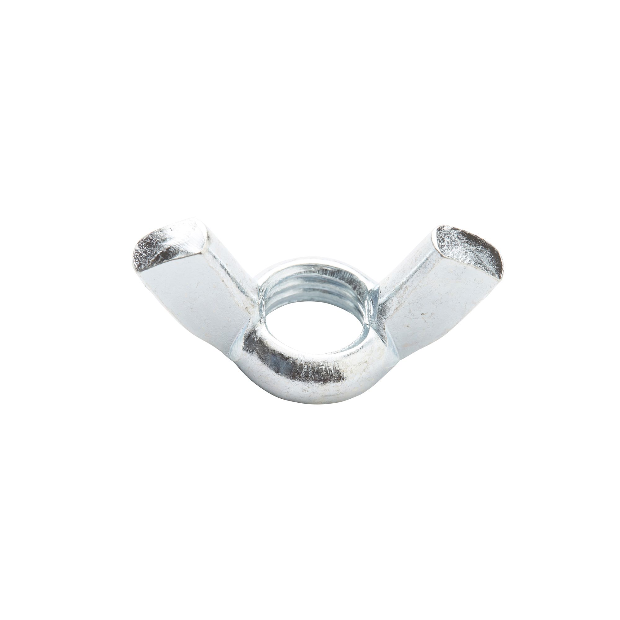 Diall M4 Carbon steel Wing Nut, Pack of 10