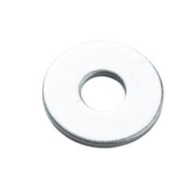 Diall M5 Carbon steel Flat Washer, (Dia)5mm, Pack of 100