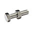 Diall M5 Hex Stainless steel Bolt & nut (L)20mm (Dia)3mm, Pack of 10