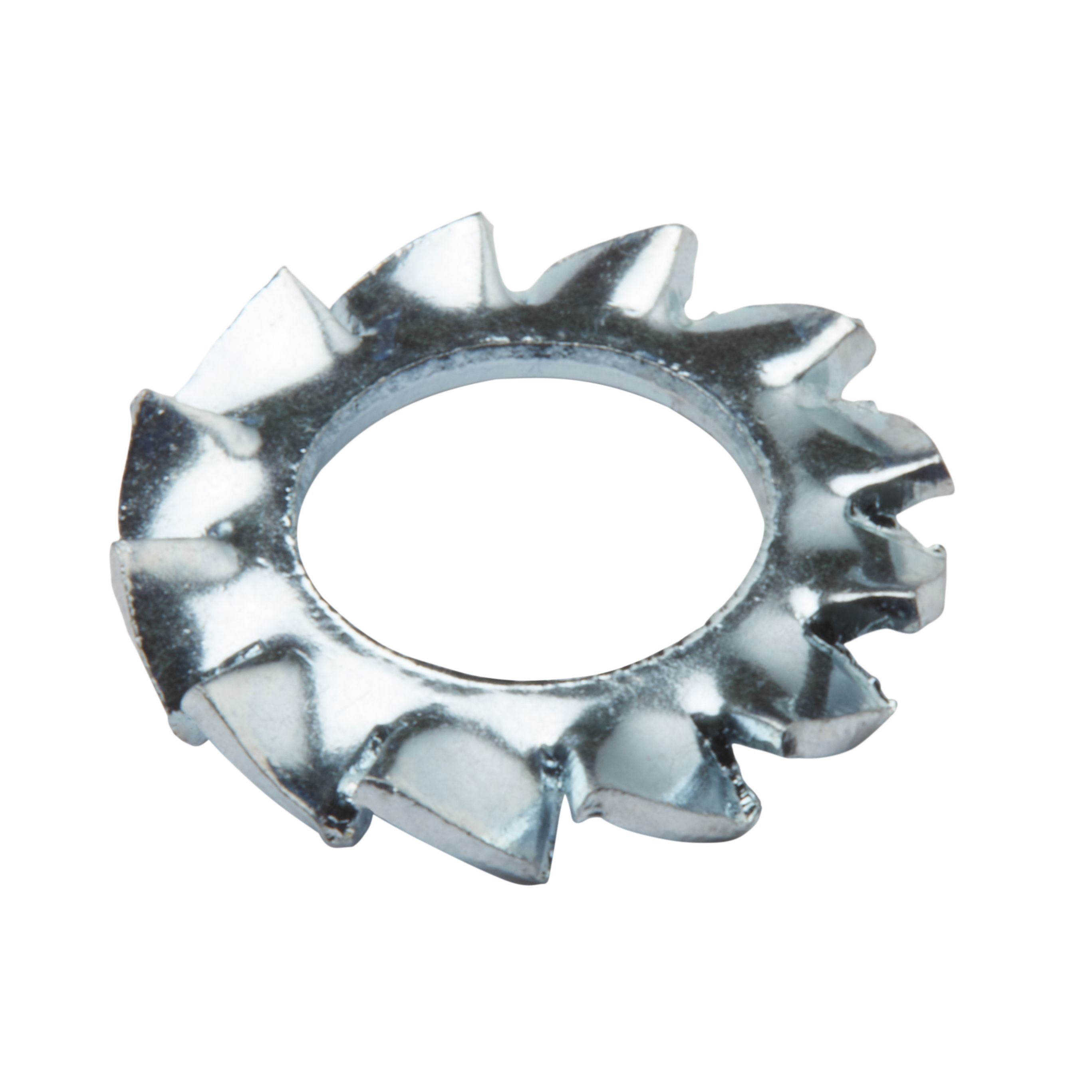 Diall M5 Steel Shakeproof Washer, Pack of 10
