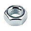 Diall M6 Carbon steel Hex Nut, Pack of 20