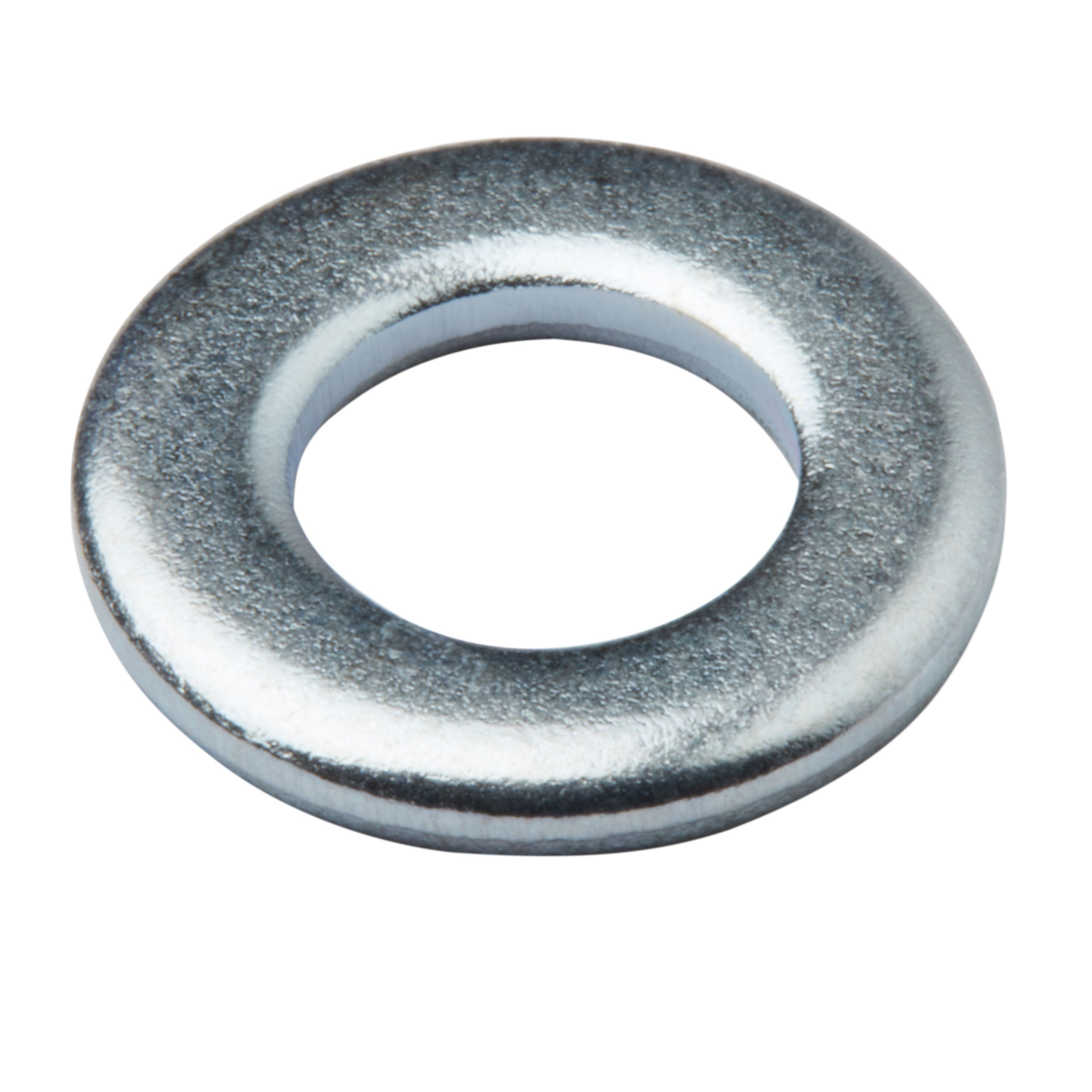 Diall M6 Carbon steel Medium Flat Washer, (Dia)6mm, Pack of 20