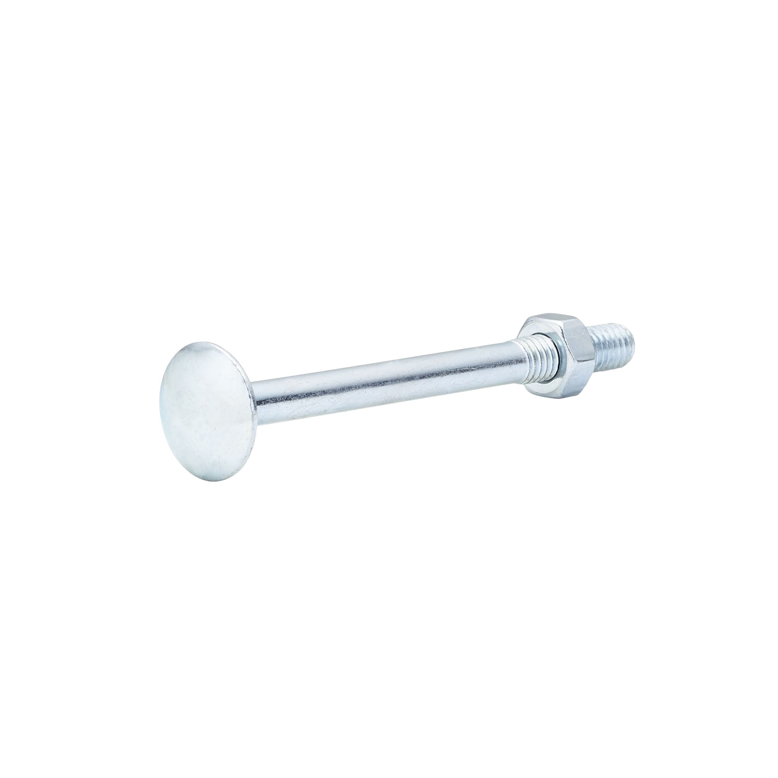 Diall M6 Coach bolt & nut (L)70mm, Pack of 10