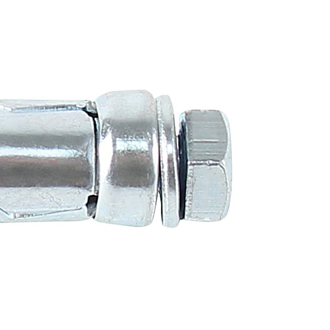Diall M6 Hex Bolt Steel Shield anchor (L)70mm, Pack of 4