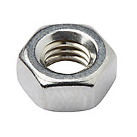 Diall M6 Stainless steel Lock Nut, Pack of 10