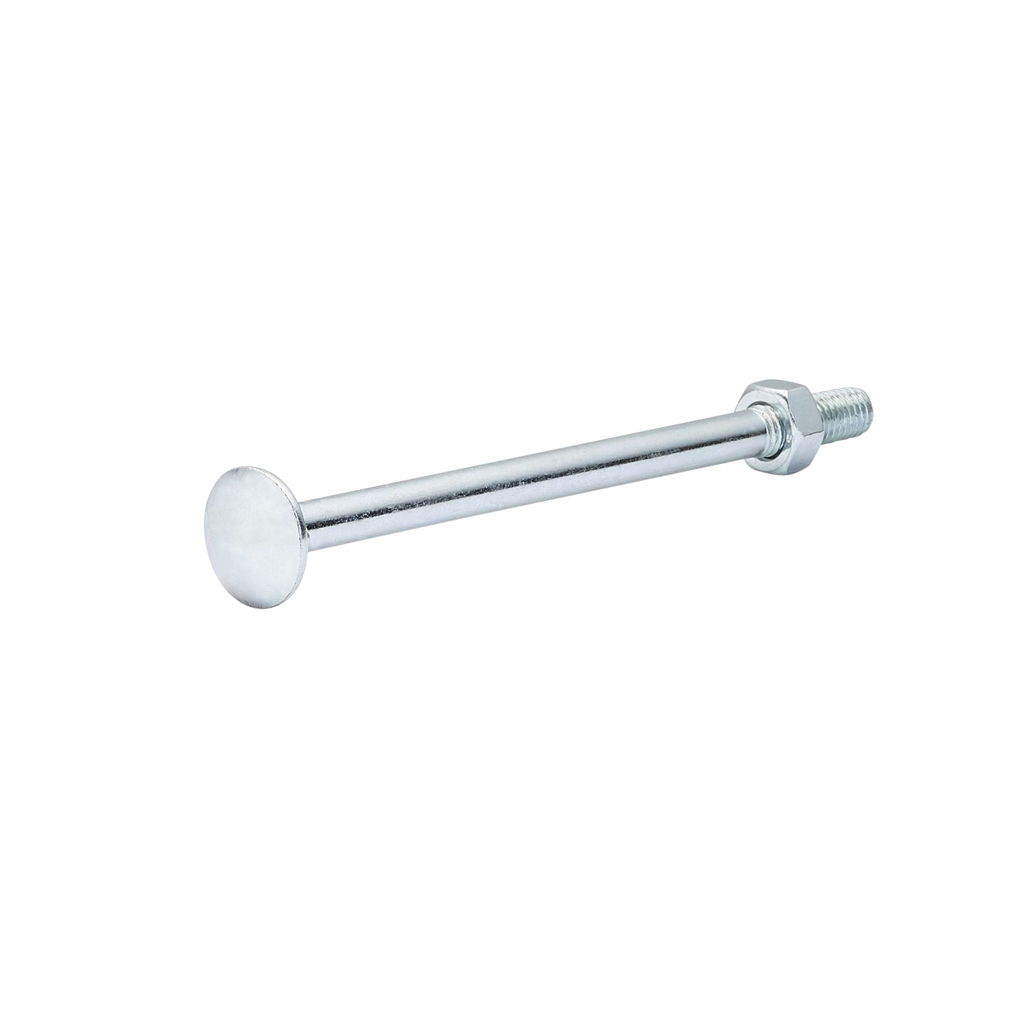 Diall M8 Coach bolt & nut (L)120mm, Pack of 5