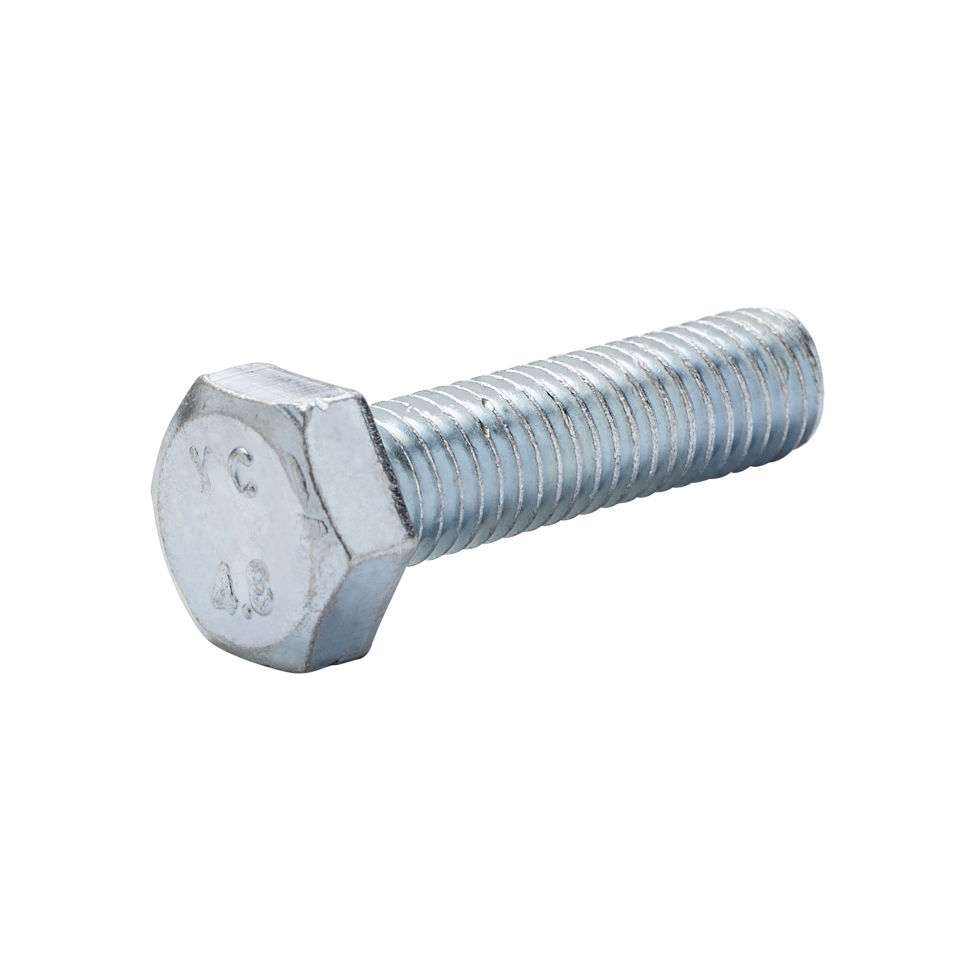 Diall M8 Hex Carbon steel (grade 5.8) Bolt (L)30mm, Pack of 100