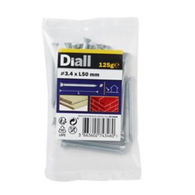 Diall Masonry nail (L)50mm (Dia)3.4mm 125g, Pack
