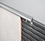 Diall Matt 6mm Round edge Aluminium External edge tile trim