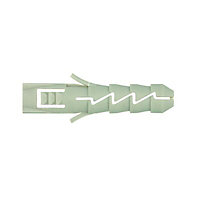 Diall Nylon Wall plug (L)25mm (Dia)5mm, Pack of 50