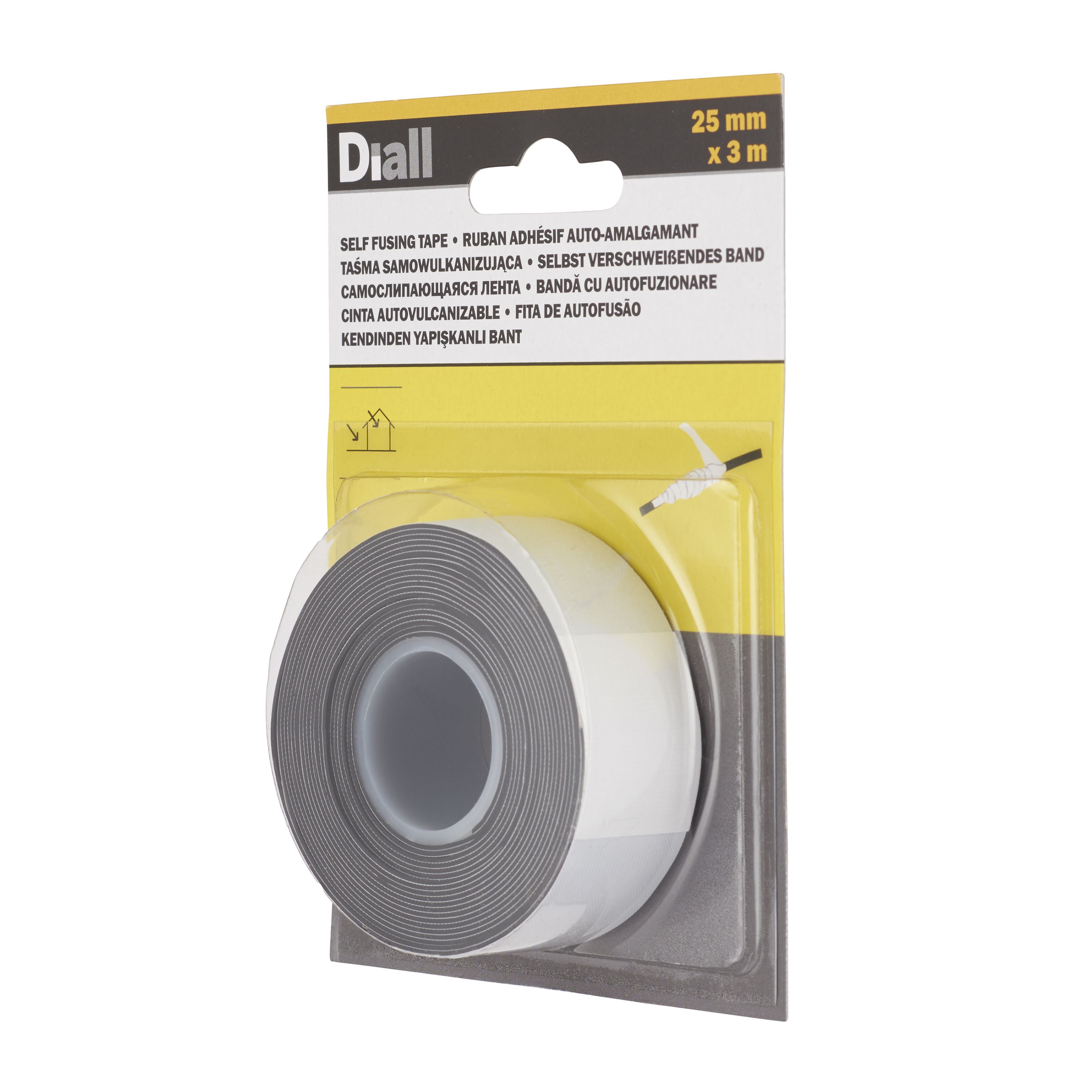 Diall of 1 Black Joining Tape (L)3m (W)25mm