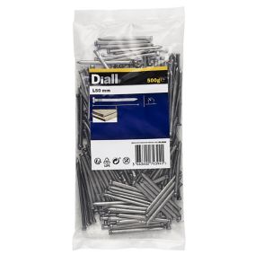 Diall Oval nail (L)50mm 500g, Pack