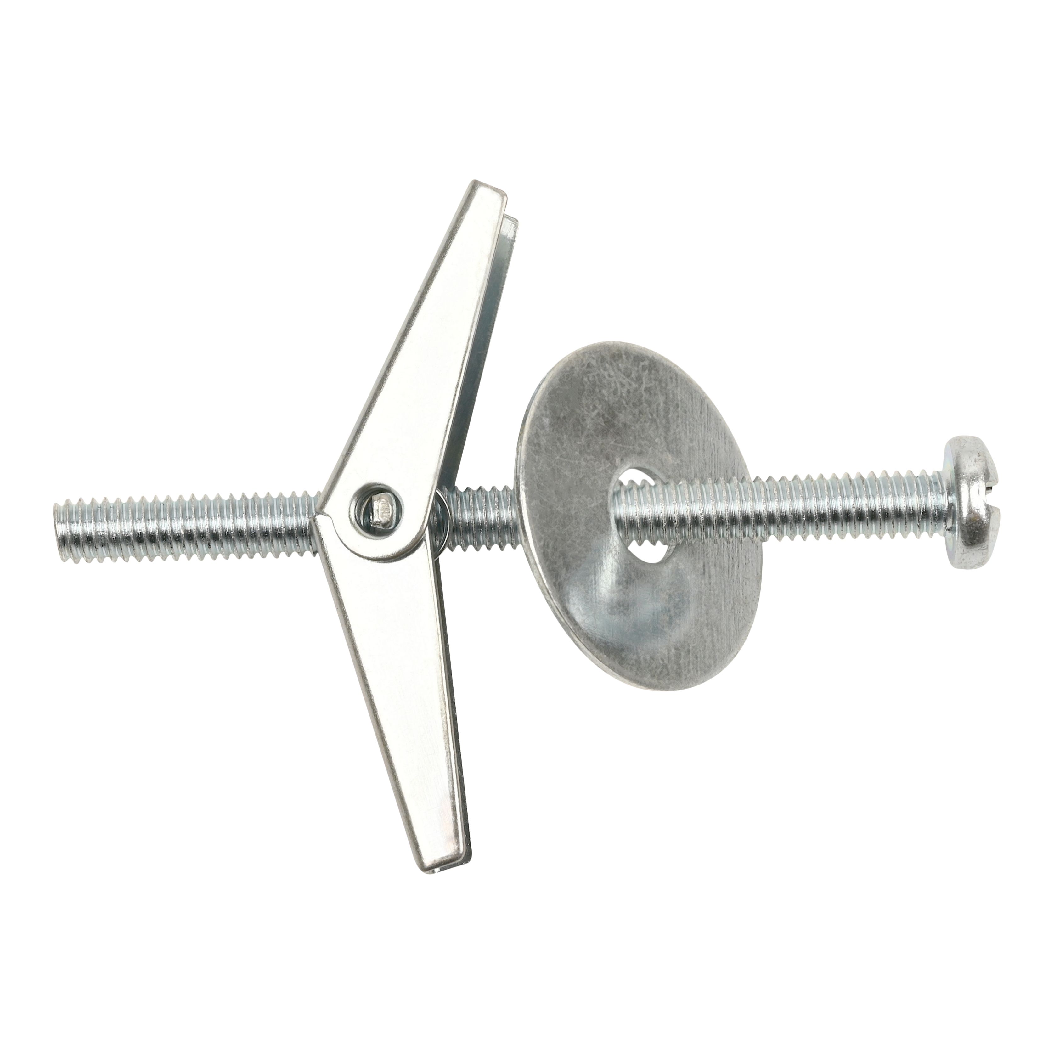 Diall Pan head Spring toggle (Dia)5mm (L)80mm, Pack of 4