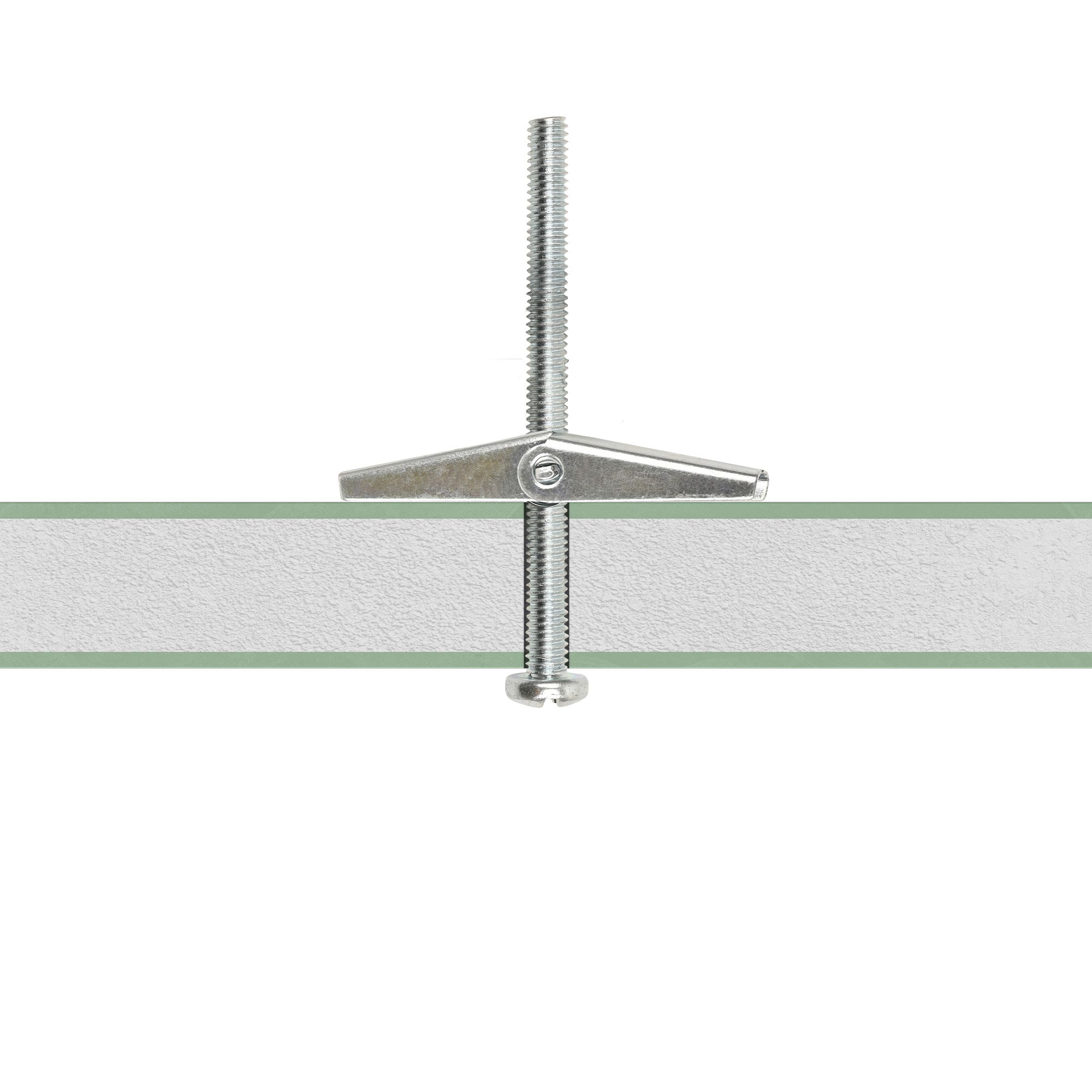 Diall Pan head Spring toggle (Dia)5mm (L)80mm, Pack of 4