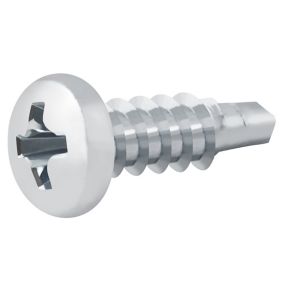 Diall Pan head Zinc-plated Carbon steel Screw (Dia)3.5mm (L)13mm, Pack of 200