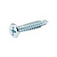 Diall Phillips Countersunk Zinc-plated Carbon steel (C1022) Self-drilling screw (Dia)4.2mm (L)25mm, Pack of 25