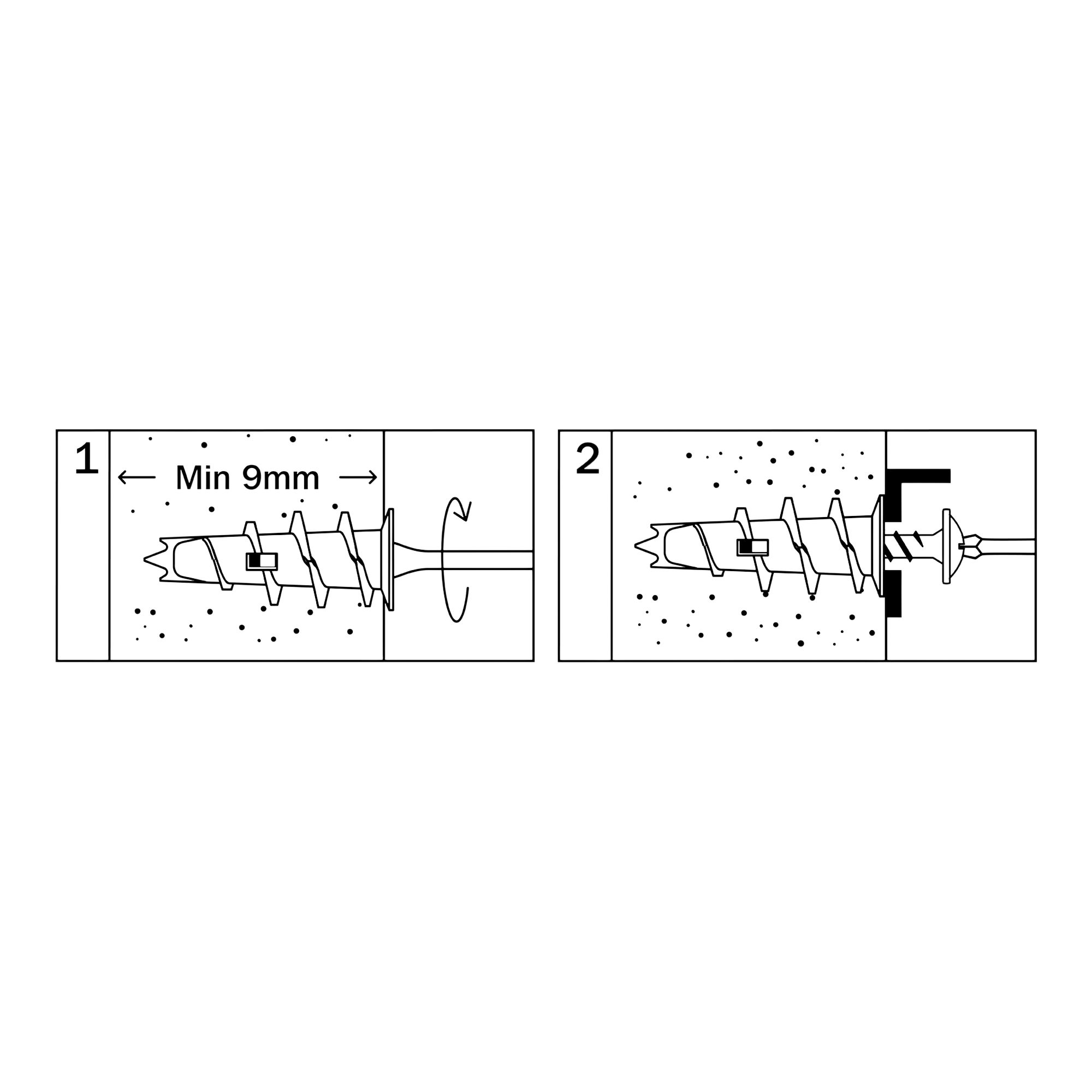 Diall Plasterboard fixing (Dia)13mm (L)32mm, Pack of 25