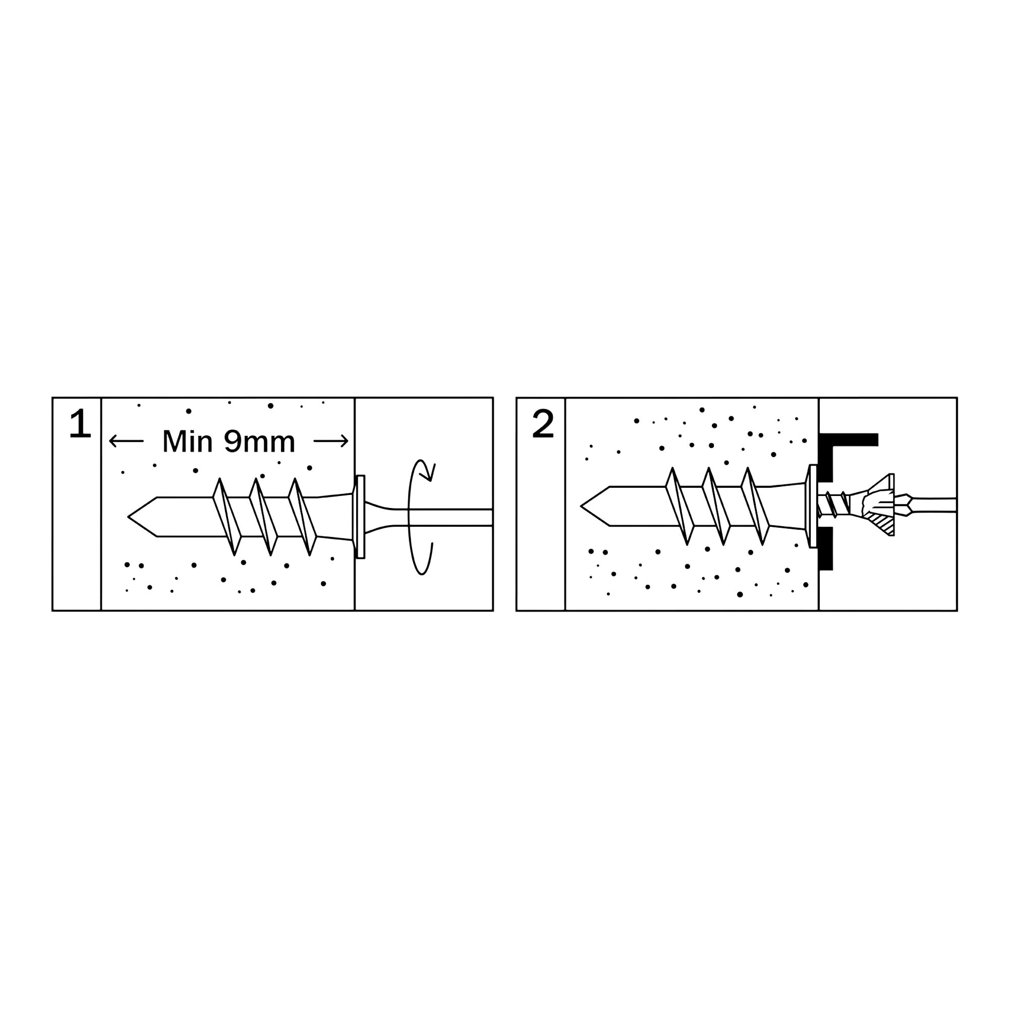 Diall Plasterboard fixing (Dia)15mm (L)32mm, Pack of 25