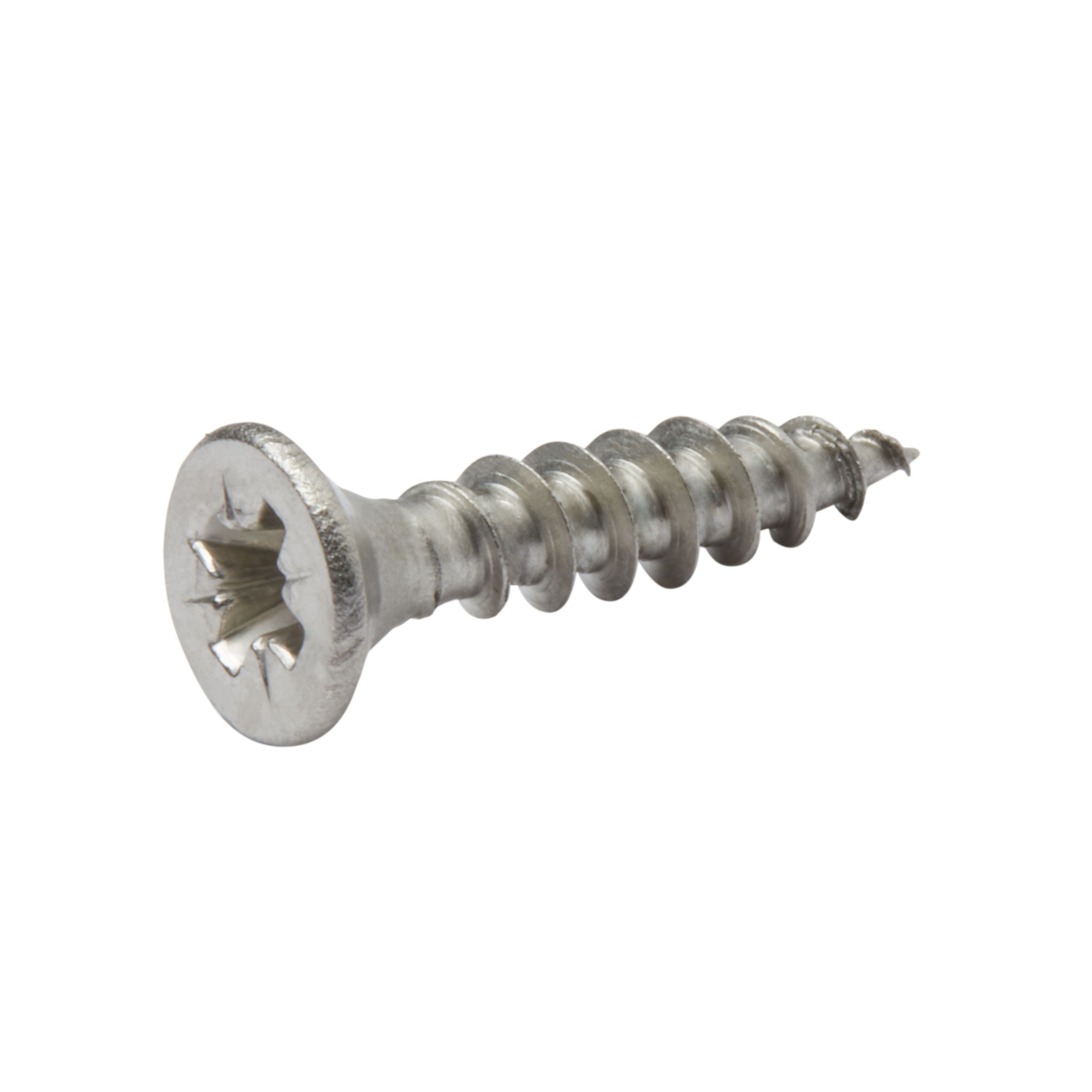 Diall Pozidriv Stainless steel Screw (Dia)4mm (L)20mm, Pack of 20