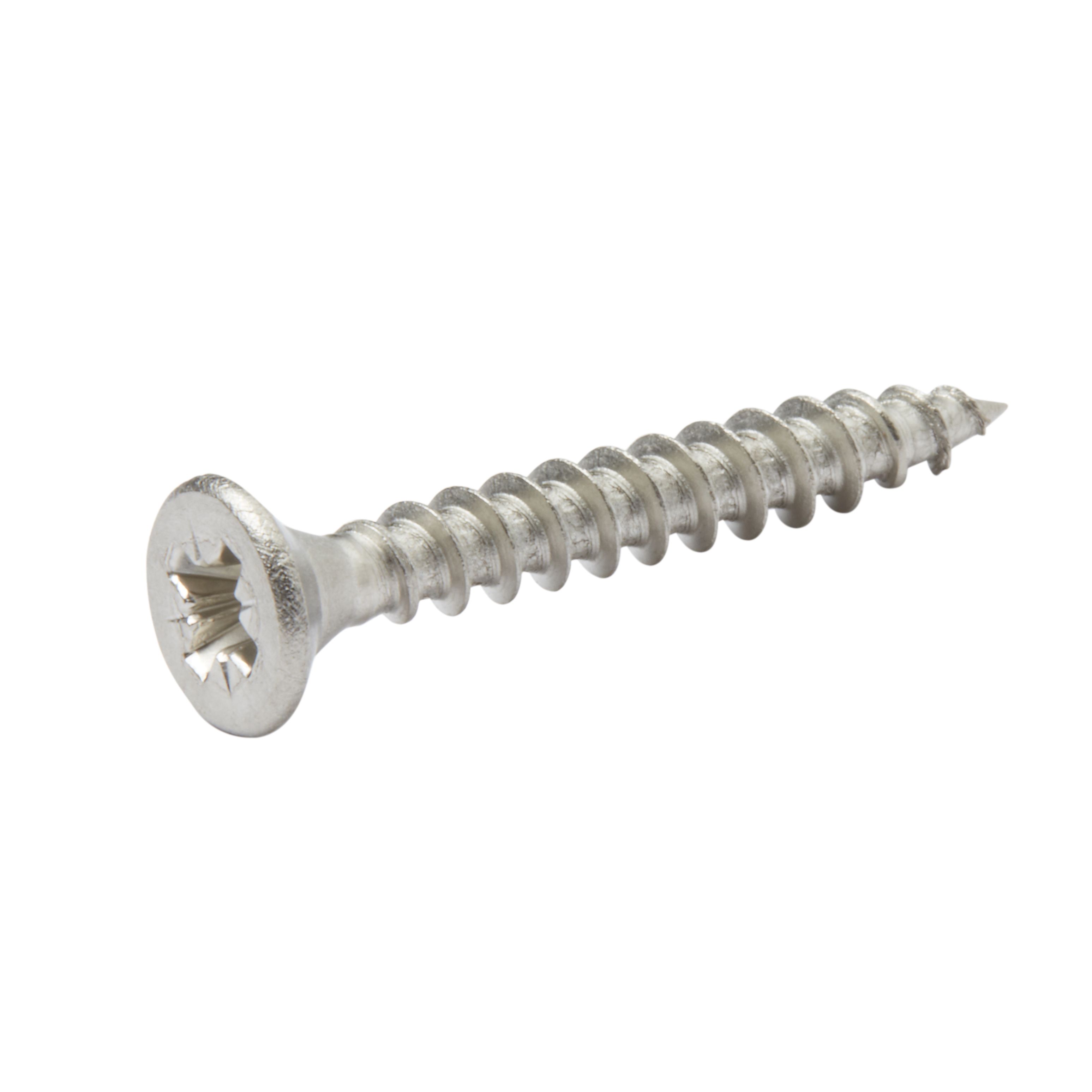 Diall Pozidriv Stainless steel Screw (Dia)4mm (L)30mm, Pack of 20