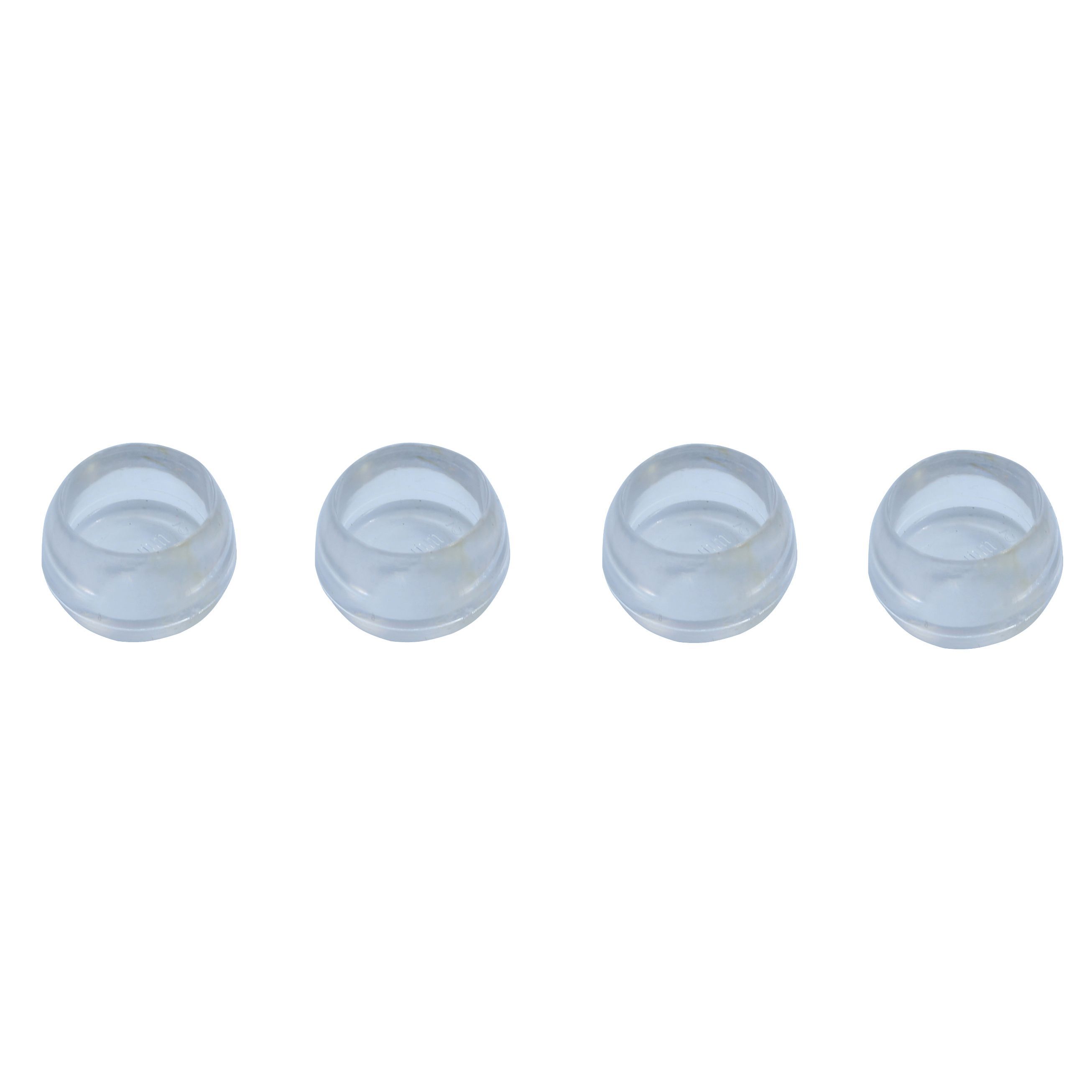 Diall PVC Leg tip (Dia)22mm, Pack of 4