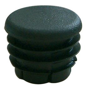 Diall PVC Round End cap (Dia)20mm, Pack of 5