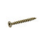 Diall PZ Carbon steel Multipurpose screw (Dia)5mm (L)50mm, Pack of 50