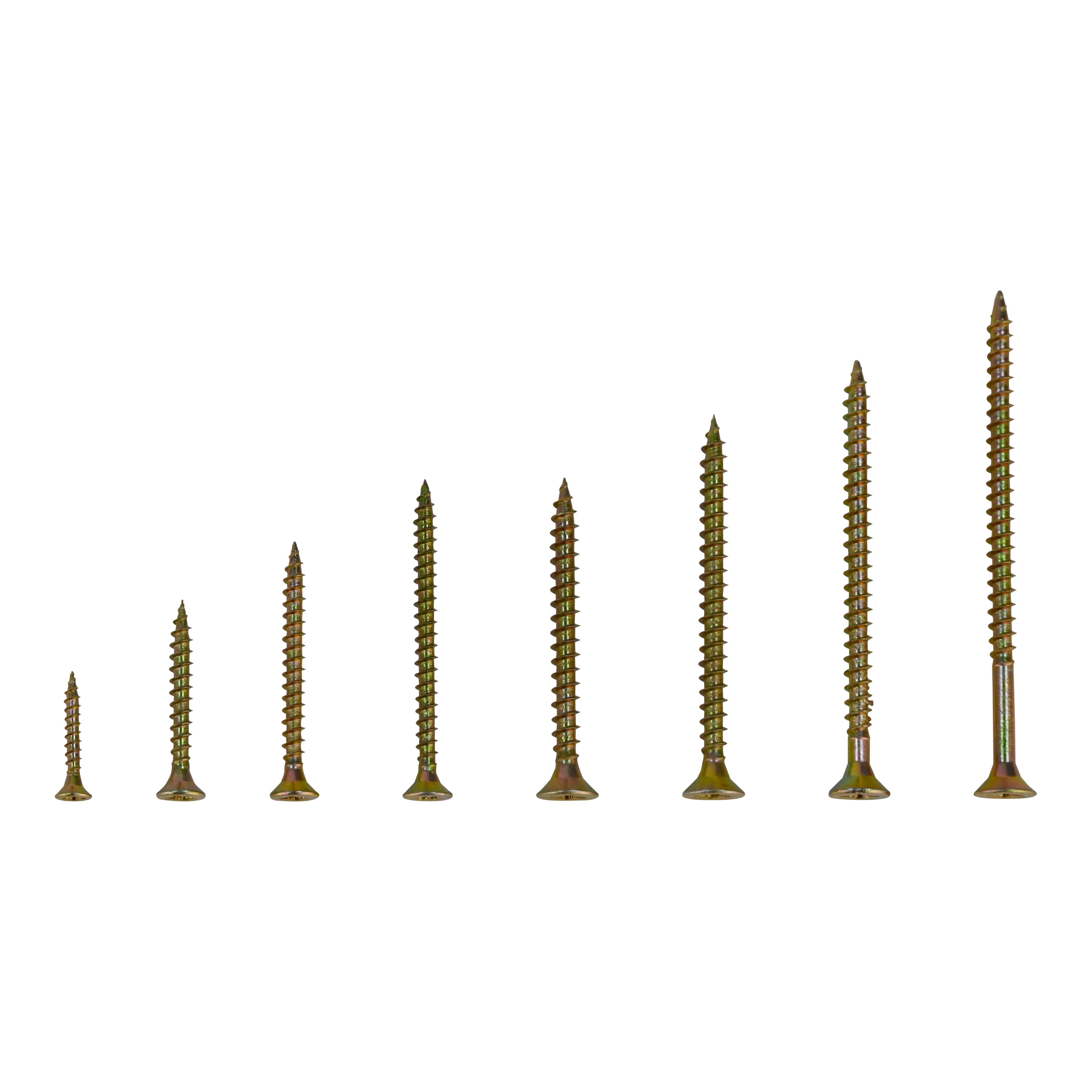 Diall PZ Countersunk Carbon steel (C1022) Screws trade case, Set of 800