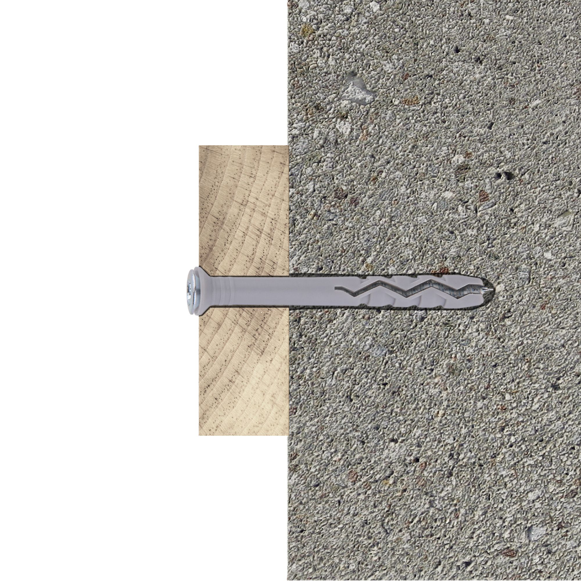 Diall PZ Countersunk Hammer fixing (Dia)8mm (L)80mm, Pack of 10