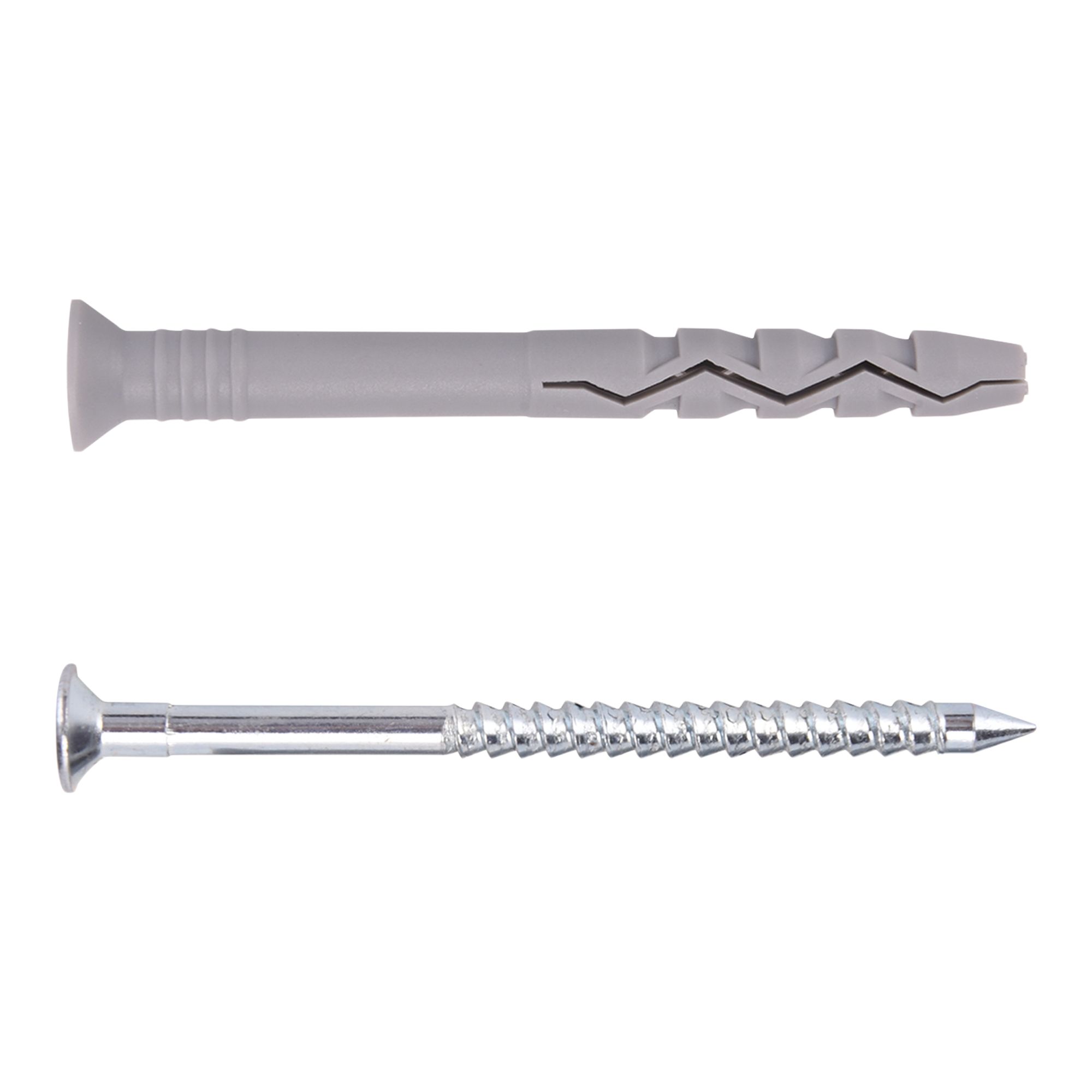 Diall PZ Countersunk Hammer fixing (Dia)8mm (L)80mm, Pack of 50