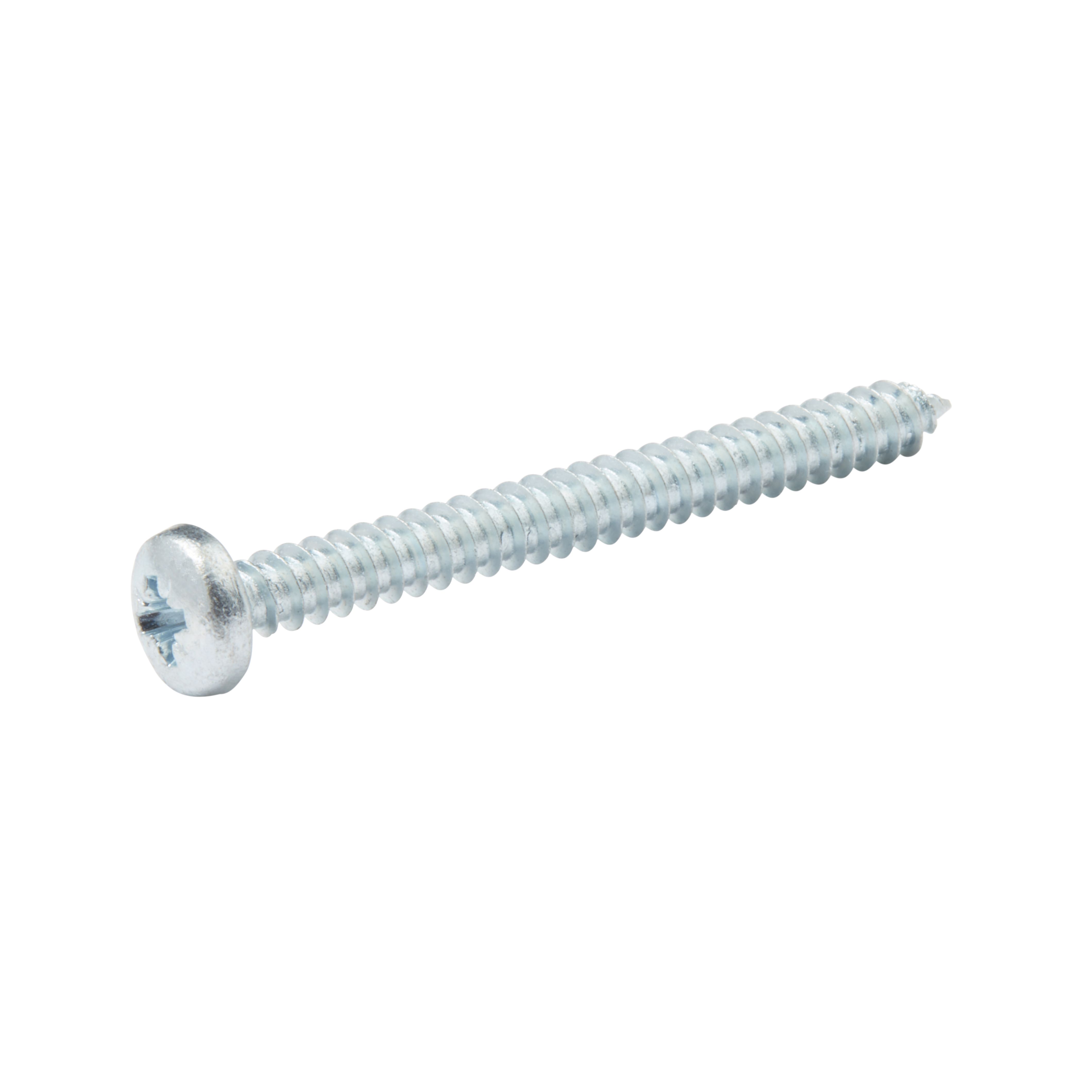 Diall PZ Pan head Zinc-plated Hardened steel Self-drilling screw (Dia)4.8mm (L)50mm, Pack of 25