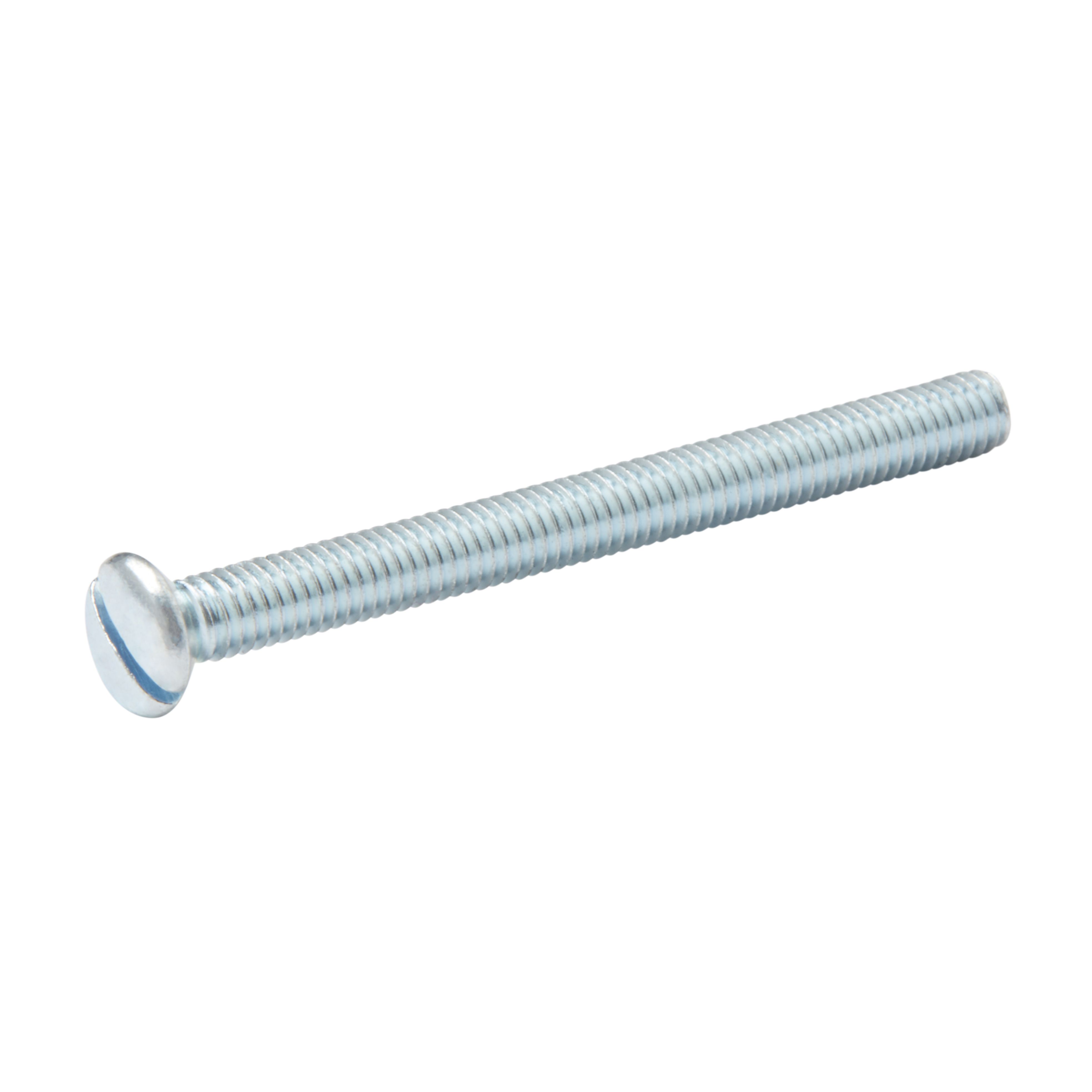 Diall Raised-countersunk Zinc-plated Carbon steel Switch box screw (Dia)3.5mm (L)40mm, Pack of 4