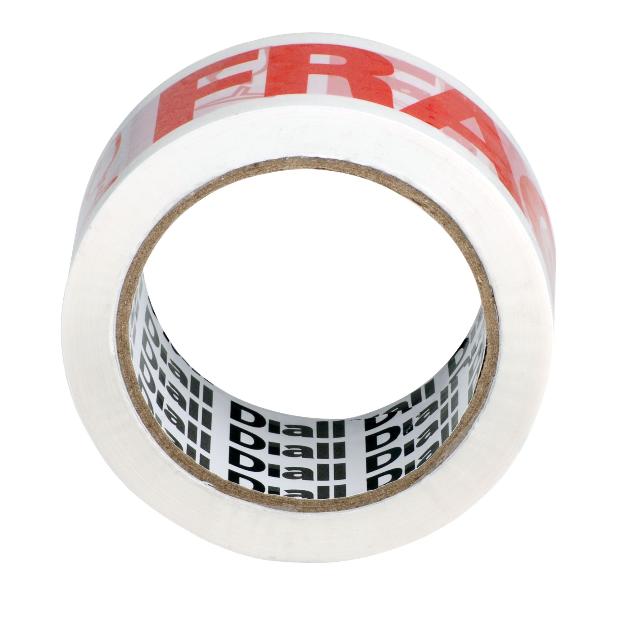 Diall Red & white Packing Tape (L)66m (W)50mm