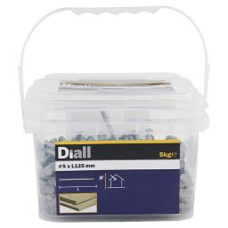 Diall Round wire nail (L)125mm (Dia)5mm, Pack