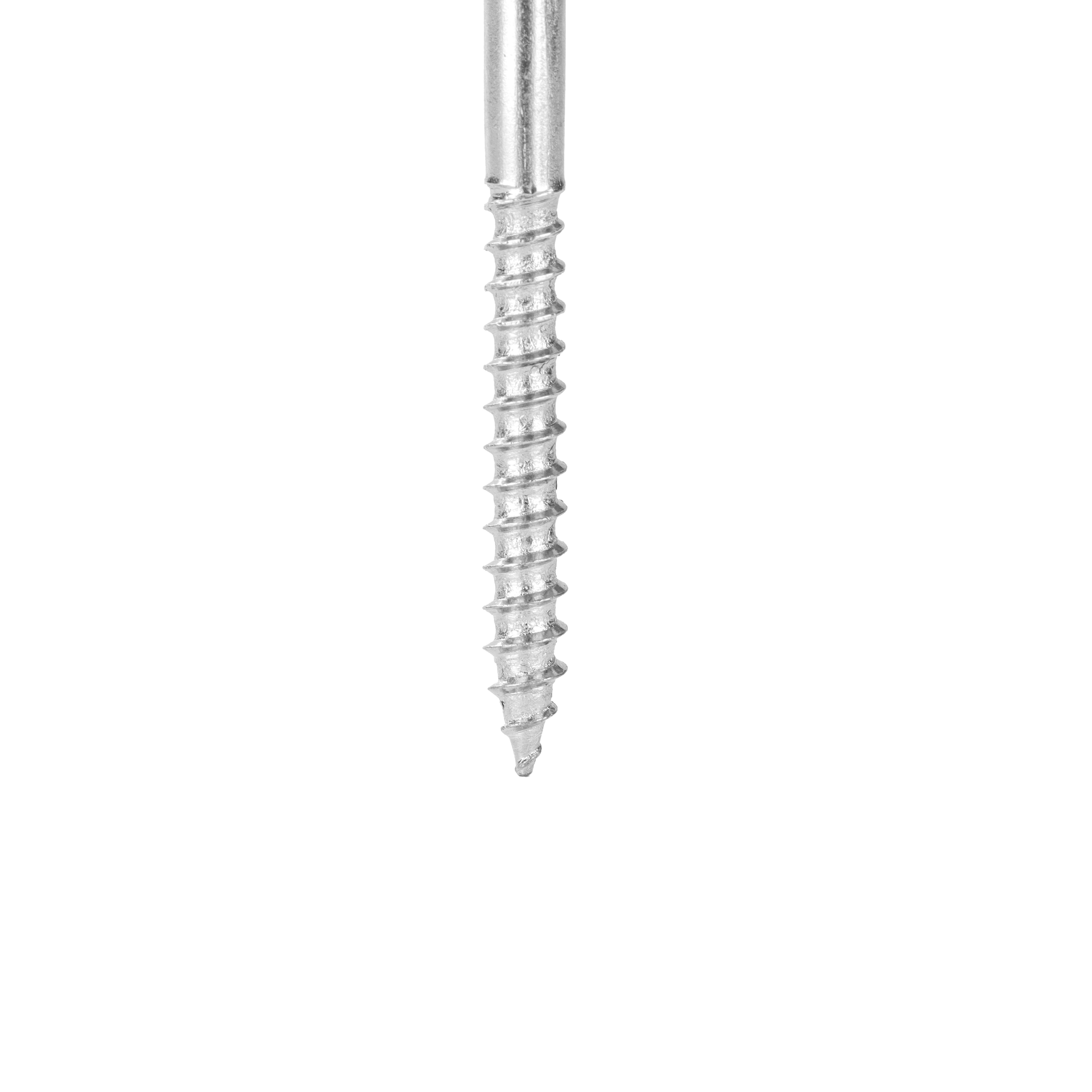 Diall Slotted Round Mirror screw (Dia)4mm (L)42.5mm, Pack of 4