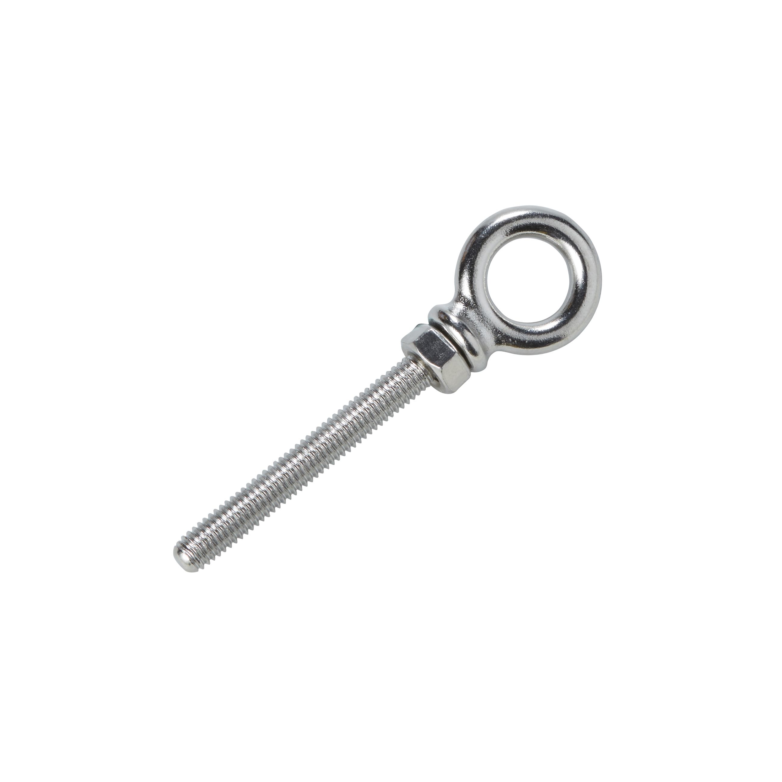 Diall Stainless steel Eye bolt (L)60mm (Dia)6mm