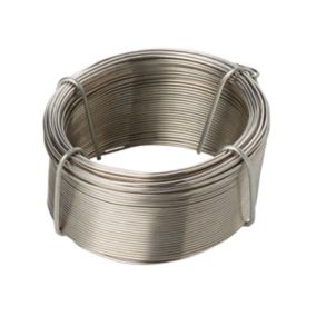 Diall Stainless steel Wire, (L)50m (Dia)0.8mm