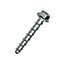 Diall Steel Bolt (L)80mm (Dia)10mm, Pack of 10