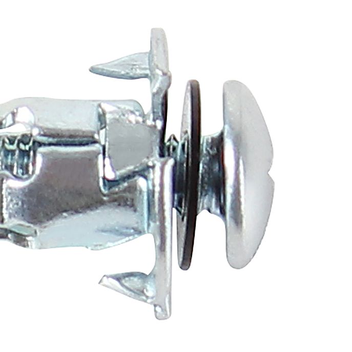 Diall Steel Button Hollow wall anchor M4 (L)46mm, Pack of 25