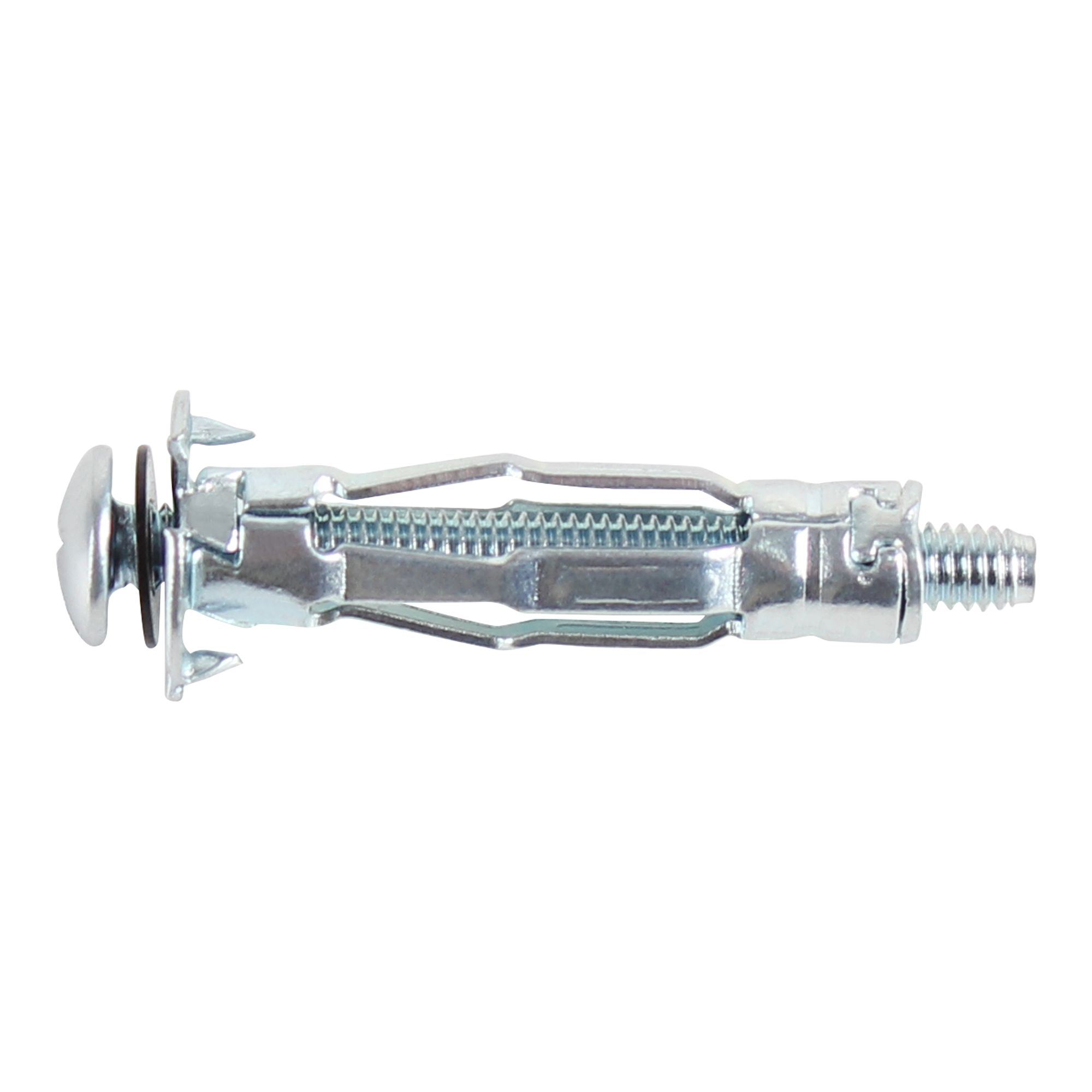Diall Steel Button Hollow wall anchor M5 (L)37mm, Pack of 10
