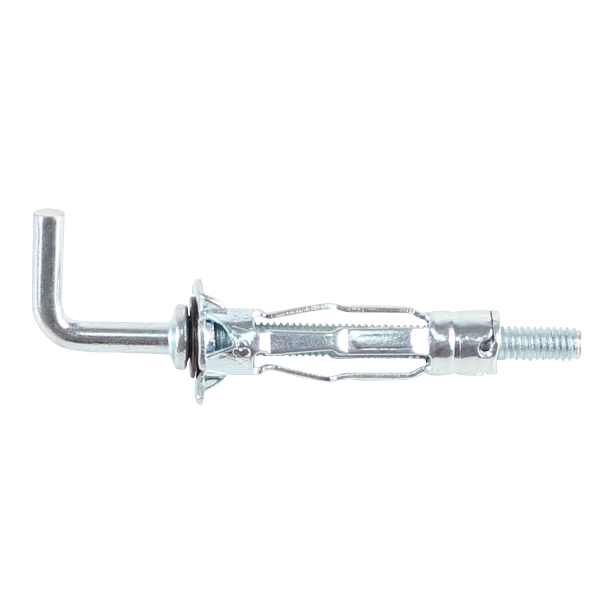 Diall Steel L-hook Hollow wall anchor M4 (L)32mm, Pack of 2