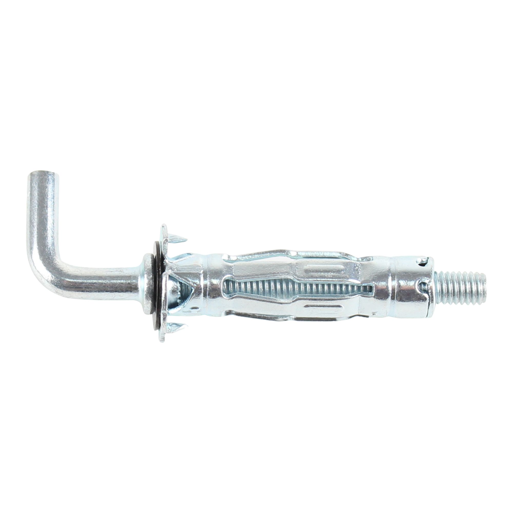 Diall Steel L-hook Hollow wall anchor M5 (L)52mm, Pack of 2