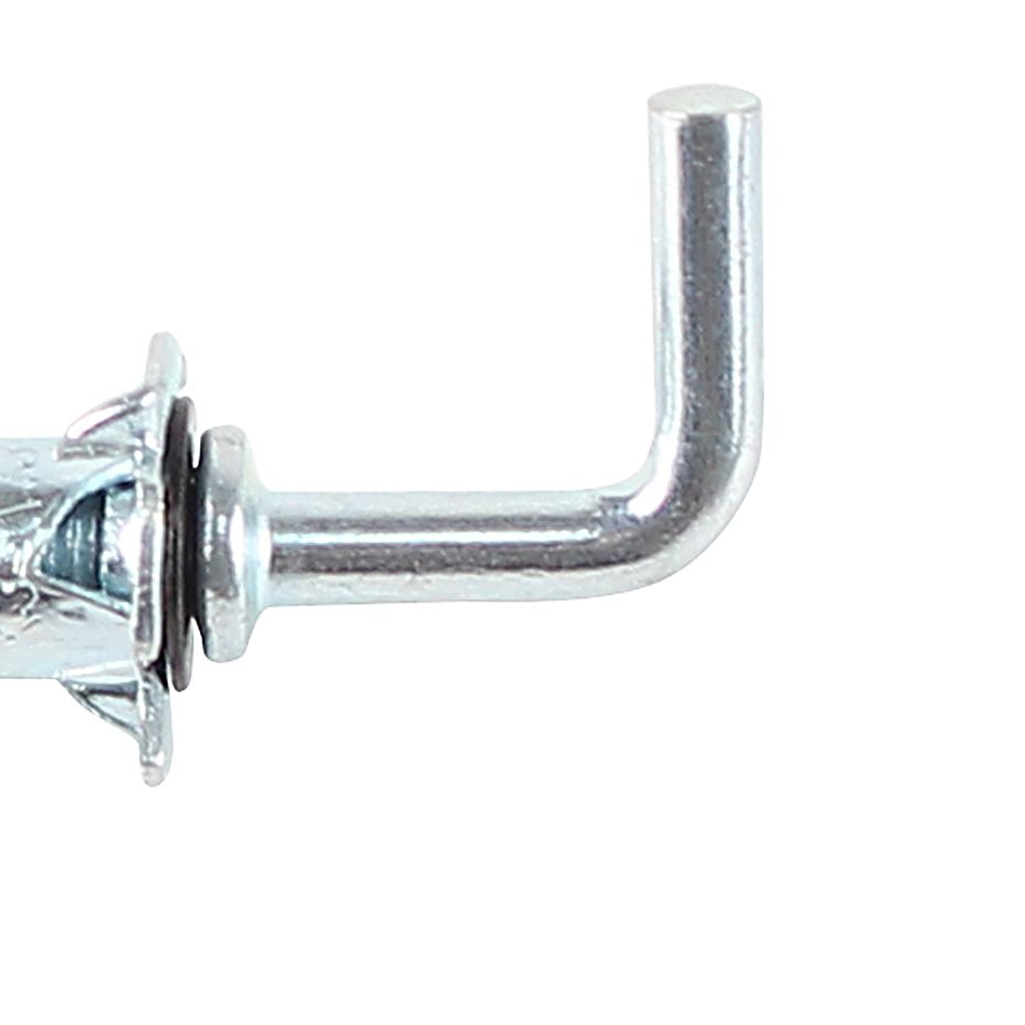Diall Steel L-hook Hollow wall anchor M5 (L)52mm, Pack of 2