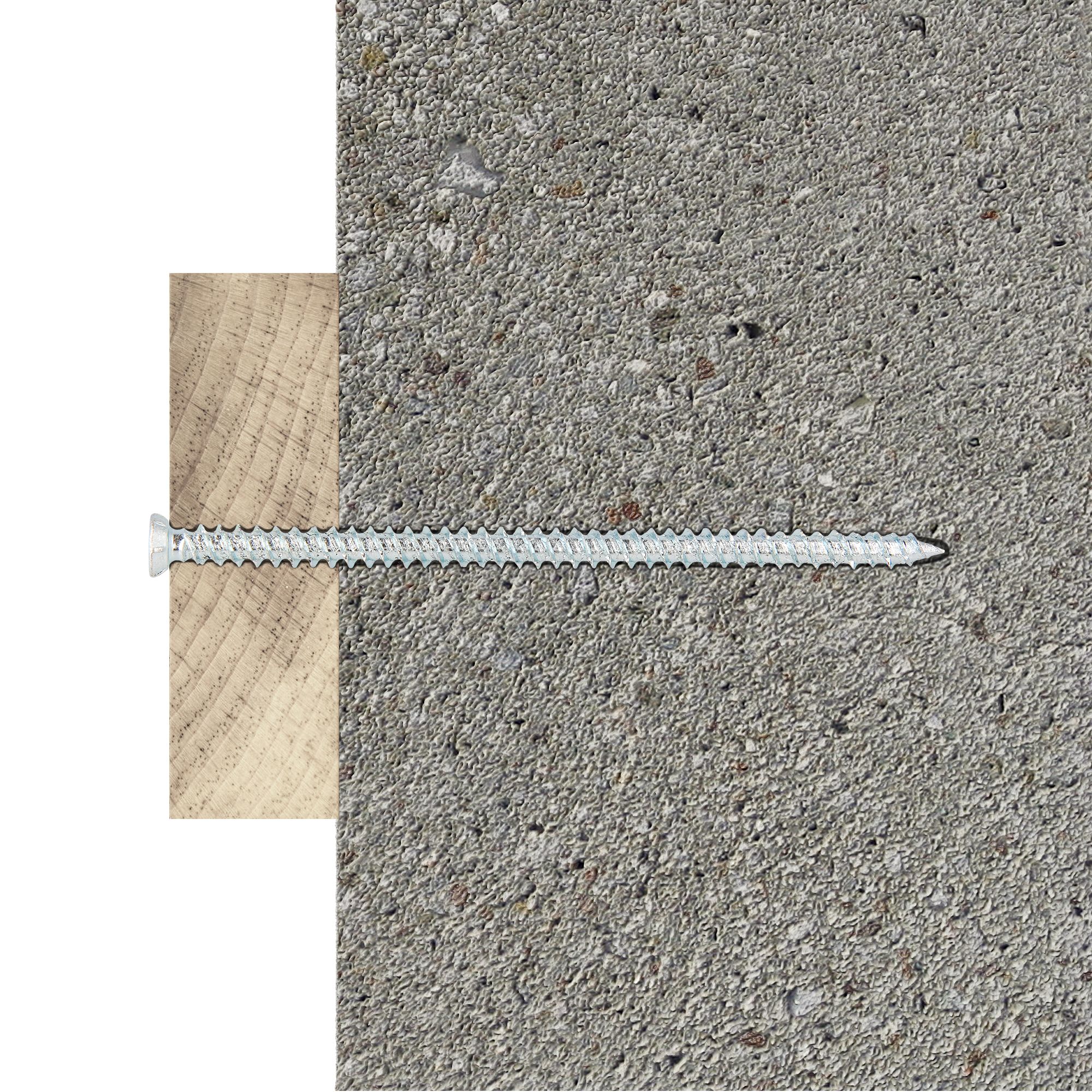 Diall T30 Pan head Steel Concrete screw (Dia)7.5mm (L)52mm, Pack of 20