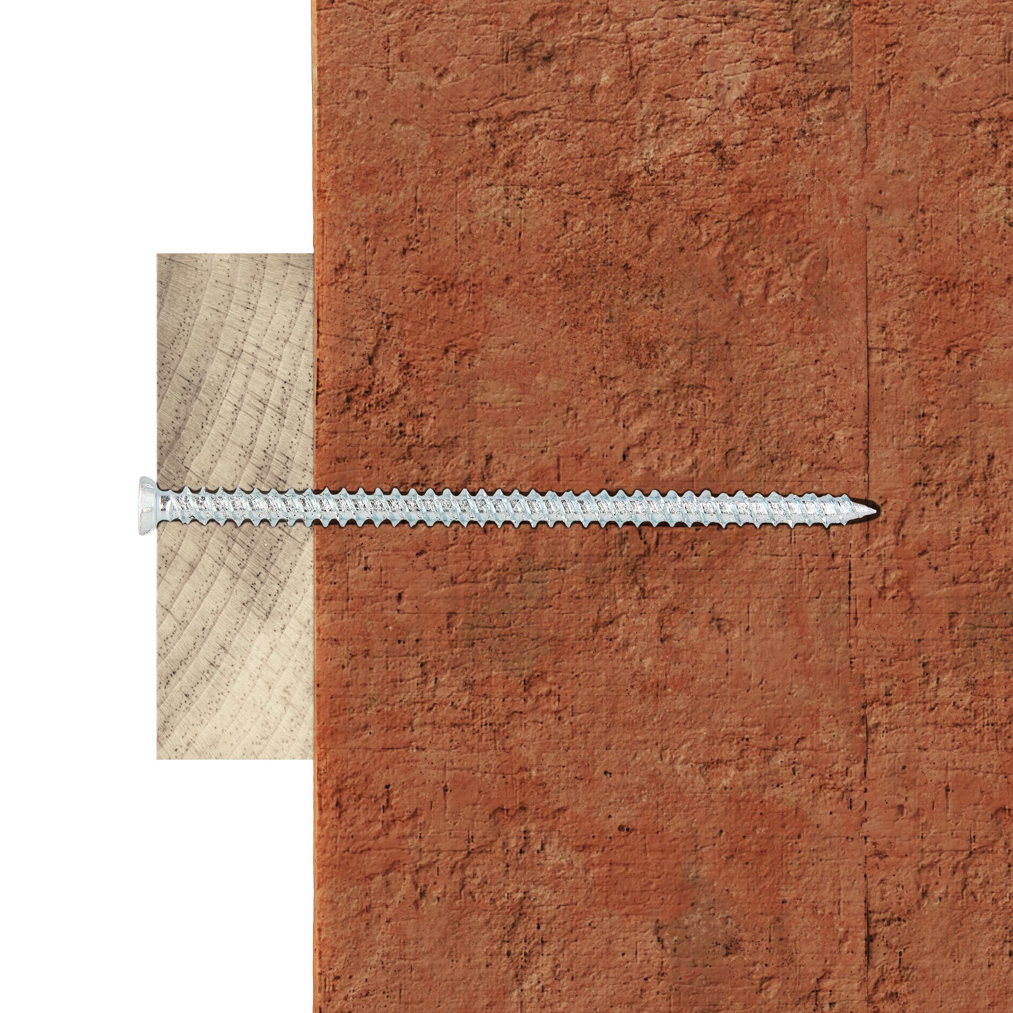 Diall T30 Pan head Steel Concrete screw (Dia)7.5mm (L)52mm, Pack of 20