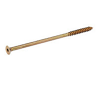 Diall Torx Yellow-passivated Steel Screw (Dia)10mm (L)220mm, Pack of 1