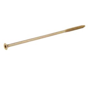 Diall Torx Yellow-passivated Steel Screw (Dia)8mm (L)240mm, Pack of 1