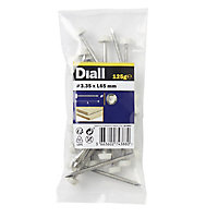 Diall UPVC nail (L)65mm (Dia)3.35mm, Pack