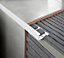 Diall White 12.5mm Straight PVC External edge tile trim